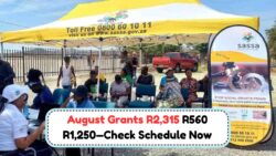 SASSA Announces August 2025 Grant Payments: Find Out When You’ll Receive R2,315, R560, and R1,250