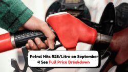 South Africa Faces Shock as Petrol Price Hits R25/Litre Starting September 4