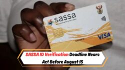 SASSA Warning: Verify Your ID by 15 August to Avoid Payment Disruption!