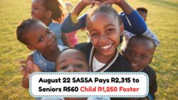 SASSA Reveals August 2025 Payment Dates: Seniors to Receive R2,315, Child Support R560, Foster Grant R1,250